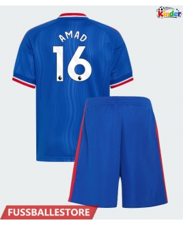 Günstige Manchester United Amad Diallo #16 Auswärts Trikotsatzt Kinder 2026-27 Kurzarm (+ Kurze Hosen)